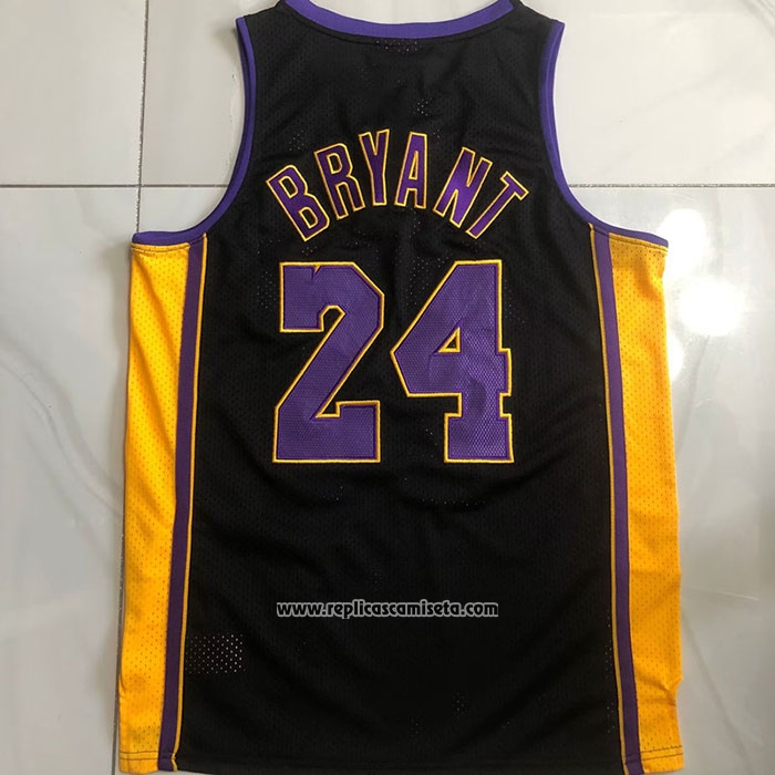 Camiseta Los Angeles Lakers Kobe Bryant #24 Mitchell & Ness 2009-10 Negro